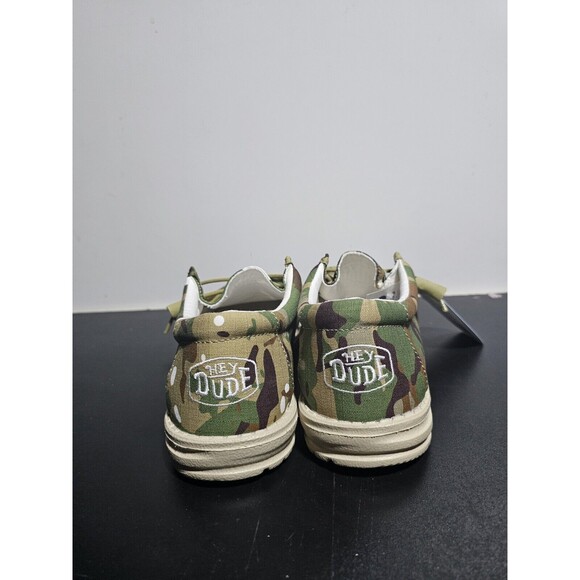 New Hey Dude Wally Camouflage Multi Camo Shoes Slip On Men’s Size 9 40004-9CQ main image 7